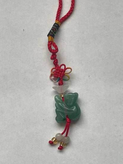 MONKEY -Real Jade Zodiac Lucky Charm Year of Monkey