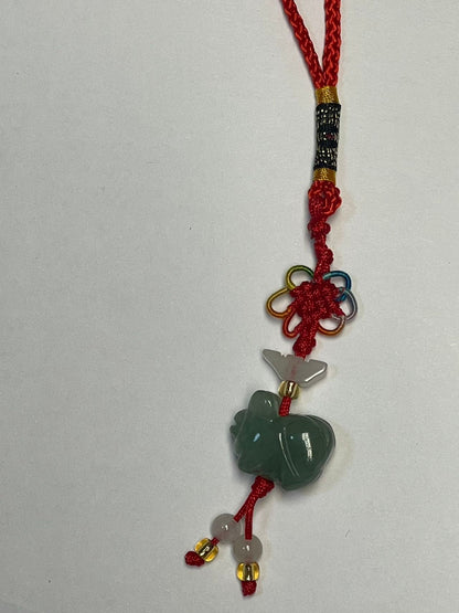 Boar-Real Jade Zodiac Lucky Charm Year of Boar Good Luck for Zodiac Rabbit For Year of 2023