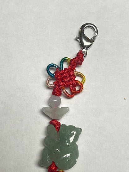 MONKEY -Real Jade Zodiac Lucky Charm Year of Monkey