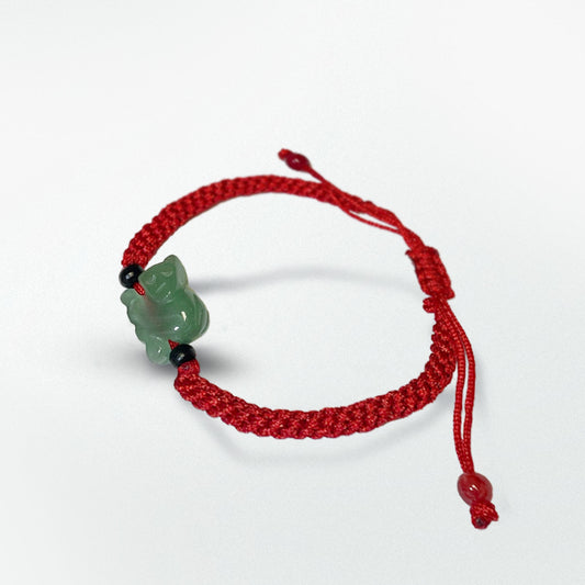 Monkey - Real Jade Zodiac Lucky Bracelet