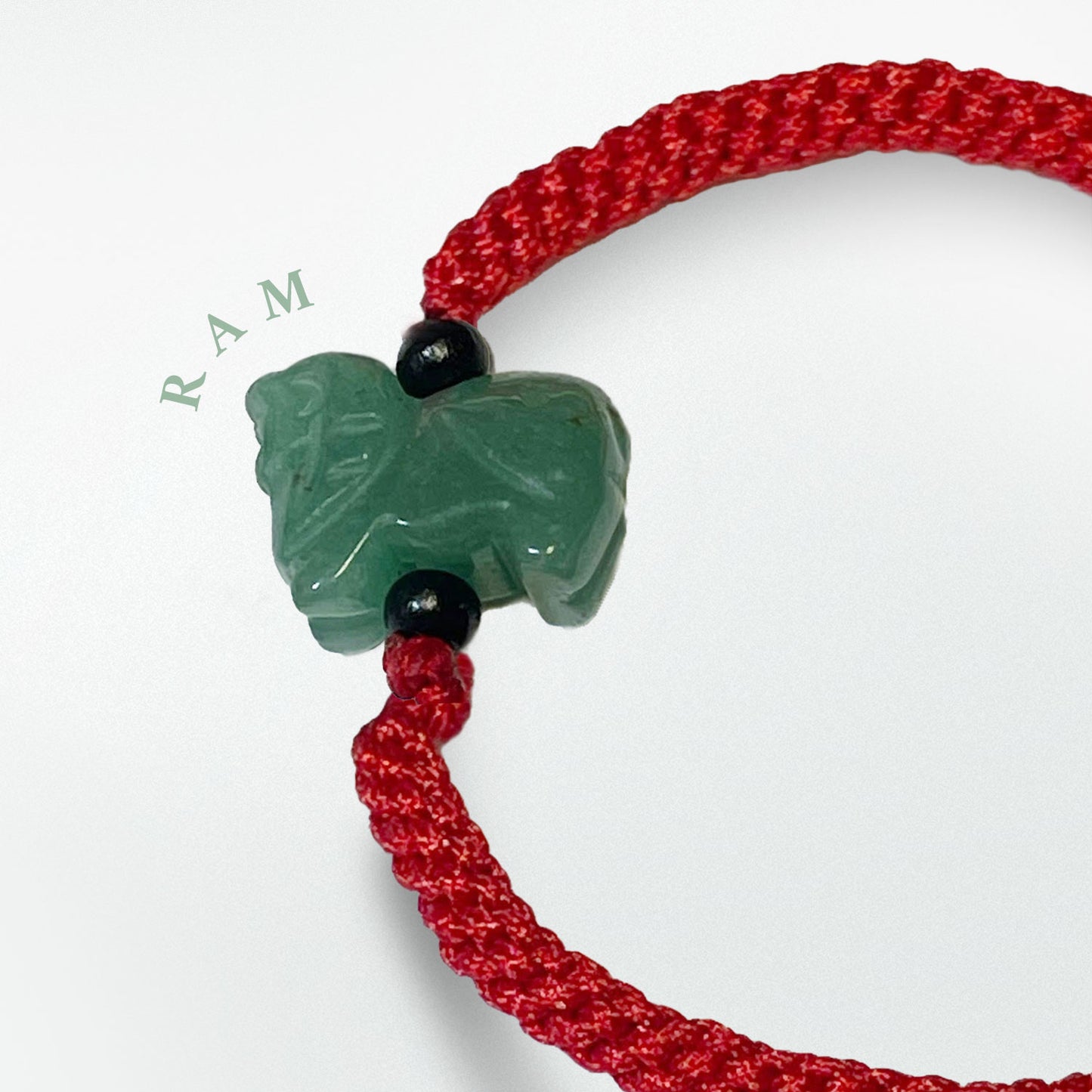 Ram - Real Jade Zodiac Lucky Bracelet