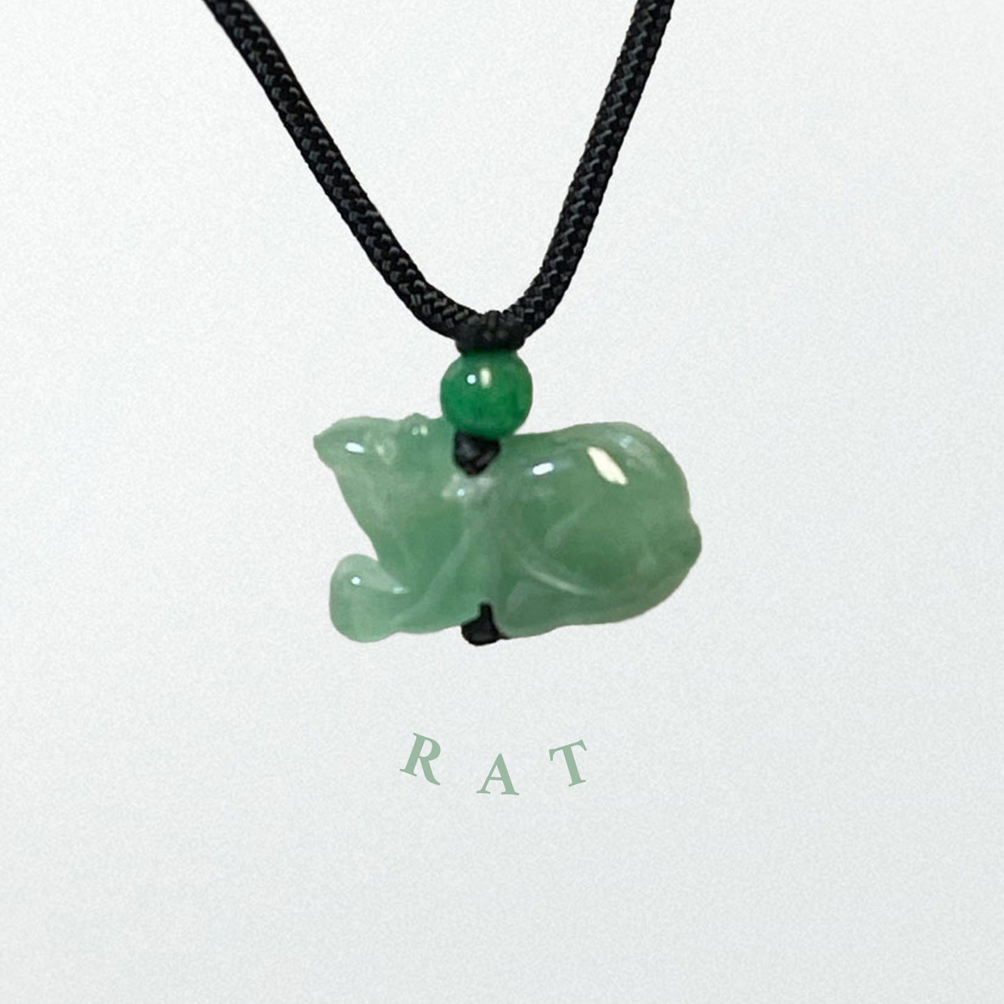 Rat - Jade Zodiac Lucky Necklace